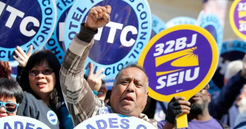 SEIU union joins forces with AFL-CIO as second Trump term looms