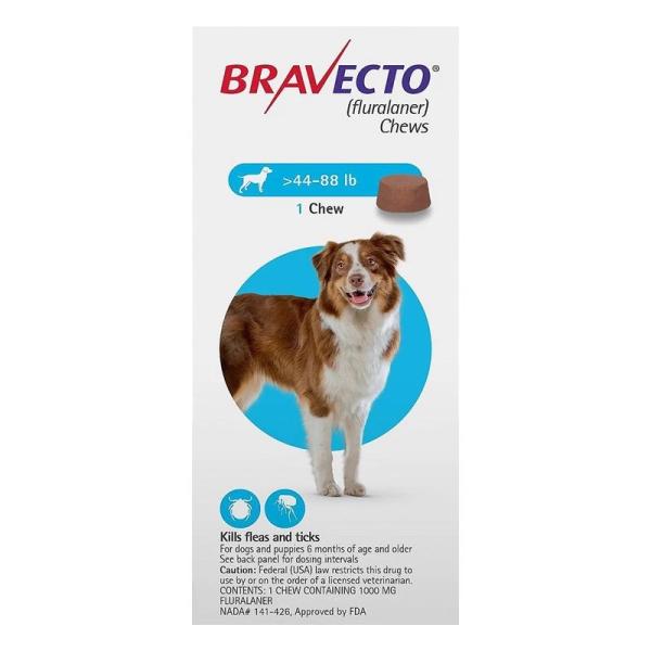 Bravecto for Large Dogs (Blue) - 30% Off & Free Shipping
