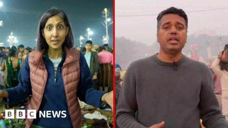 BBC reports from scene of India's Kumbh Mela crush