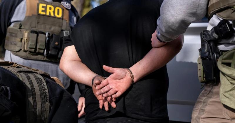 ICE agents search for those with criminal histories but say 'collateral arrests' are possible