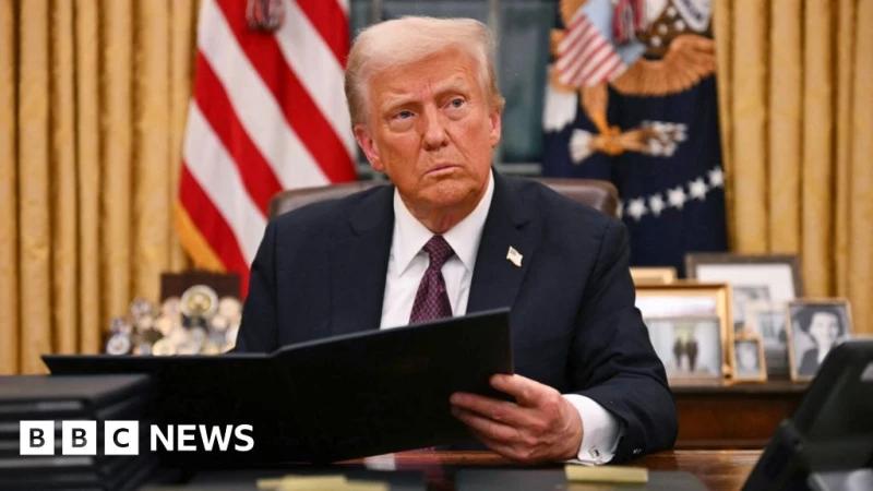 Almost everything Trump did in his whirlwind first week