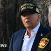 Trump tours LA fire destruction amid worries about disaster aid