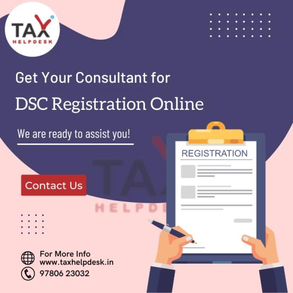 Get Quick DSC Registration Online with TaxHelpdesk Support