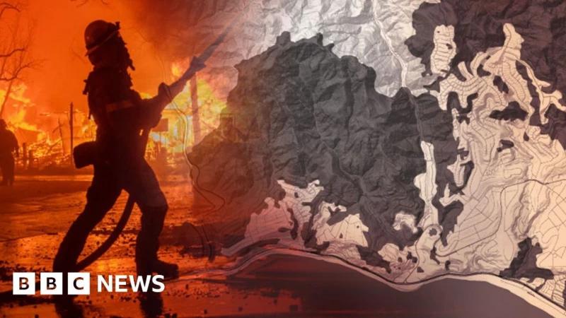 In maps: Where are the LA fires and how bad is the damage?