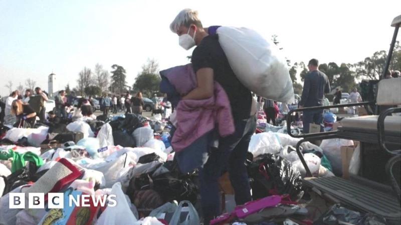 Locals use TikTok to get donations for LA fire victims